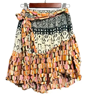 FREE PEOPLE Naomi Boho Printed Skirt thumbnail 1