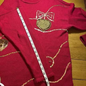 Vintage Kathie Lee Christmas garland ornament sweater xl thumbnail 11