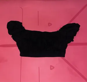 J. Galt Black Crop Top  thumbnail 4