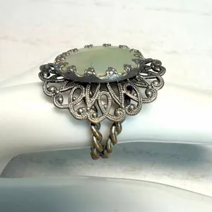 Vintage West Germany Mother of Pearl Ring thumbnail 12
