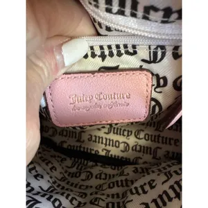 Juicy Couture Pink‎ Mini Backpack Gold Logo Zip Closure Adjustable Straps thumbnail 8