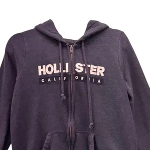 Hollister Fleece Lined‎ Hoodie Blue Large thumbnail 3