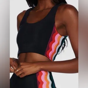 Beach Riot Tessa Top In Tropical Wave, Size Small, $123 thumbnail 2