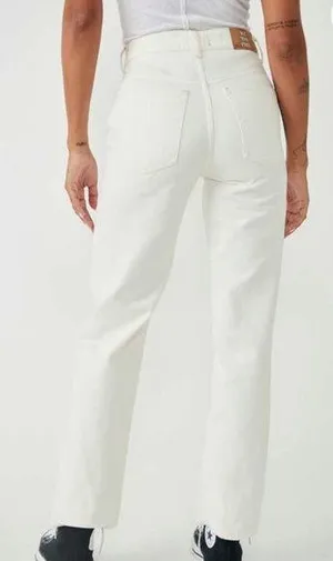 We The Free Pacifica straight legs dust white jeans s30 thumbnail 3