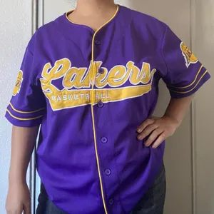 Aeropostale Lakers Button-Up Jersey thumbnail 1
