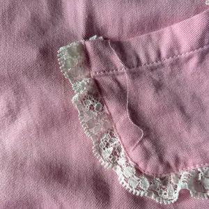 SUGAR THRILLZ DOLLS KILL pink lace maid apron skirt thumbnail 2