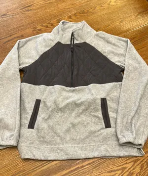 Maurice’s Gray Half Zip thumbnail 1