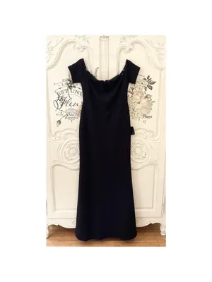 Lulus Lynne Off The Shoulder Maxi Dress Black thumbnail 3