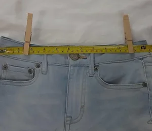 Aeropostale High Waisted Jegging Jean Size 0 Light Wash thumbnail 5