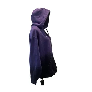 Fairydropart Mushroom Constellation Ombré Purple Hoodie S Whimsy Fairy Hippie thumbnail 3