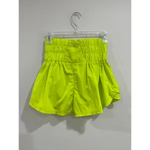 Free People Movement Way Home Skort Neon Green Athletic‎ Sz XS thumbnail 4