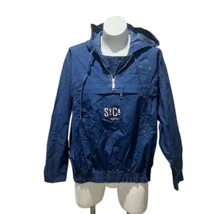 Esprit Vintage Unisex Windbreaker Jacket Blue Hooded Size S thumbnail 5