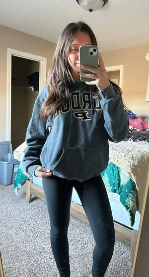 Purdue Sweatshirt Black Size M thumbnail 1