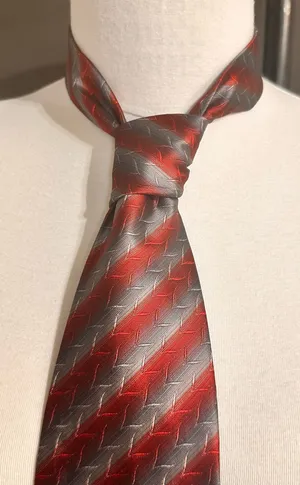 Joseph & Feiss International Silk Tie Designer Geometric Stripes Vintage Office thumbnail 1