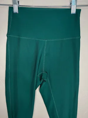 Wilo The Label Green Colorblock Ribbed Performance Leggings‎ thumbnail 3