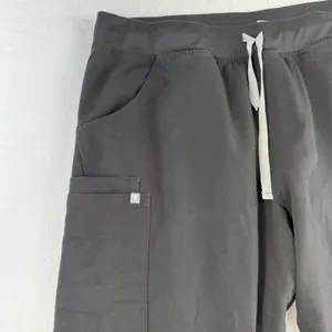 FIGS XL Black Pants Kade Cargo Scrub Straight Leg Doctor Nurse Dentists Women’s thumbnail 4