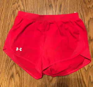 Red Under Armour Shorts- Small thumbnail 1