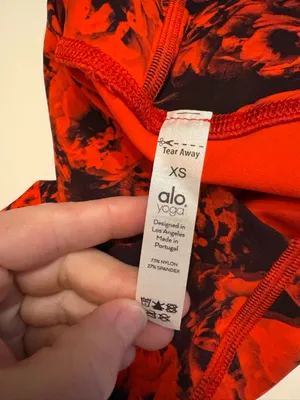 NWOT Alo Yoga vapor rose full length legging size XS thumbnail 7