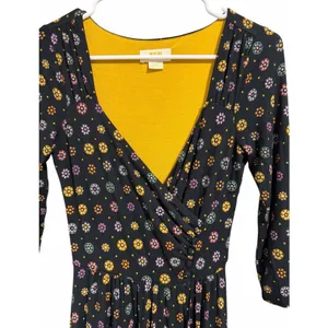 Maeve‎ Anthropologie Archival Midi Motif Faux Wrap Dress Women's Size X-Small thumbnail 3