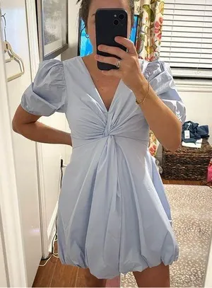 Pinch dress Blue thumbnail 1