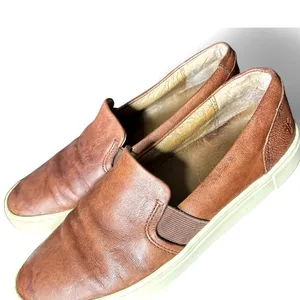 Frye Ivy Brown Leather Slip On Casual Comfort Shoes Womens Size 7M 3471274-COG thumbnail 4