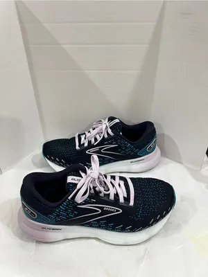 Brooks Women's Glycerin 20 Running Shoes Peacoat/Ocean/Lilac/Navy Size 8.5 Wide thumbnail 5