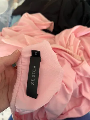 Strapless pink maxi zesica dress thumbnail 3