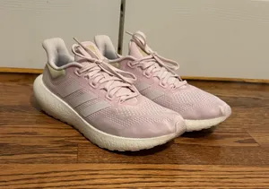 Adidas Women's Soft Pink Sneakers thumbnail 1