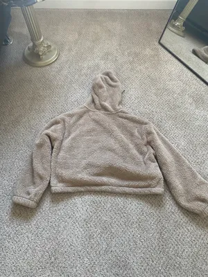 Boutique Cozy Crop Fleece Hoodie thumbnail 8