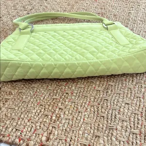 Vera Bradley Quilted Light Lime Shoulder Bag thumbnail 3