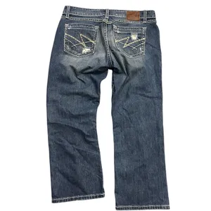 BKE Stella Y2K Distressed Flare Jeans Cropped Western Cowgirl Size 29 Grunge thumbnail 4