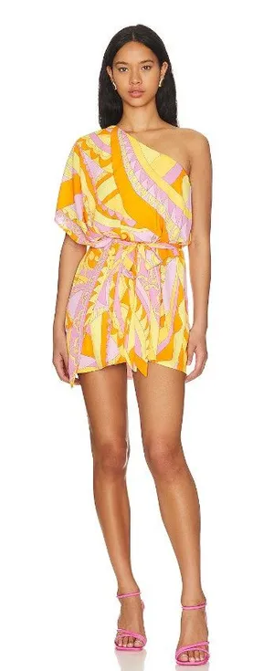 Show Me Your Mumu Trish Dress Caribbean Cocktail L thumbnail 1