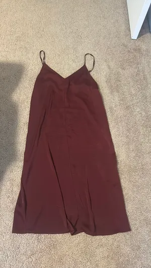 Forever 21 Maroon Slip Dress thumbnail 1