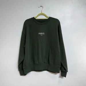 American Eagle Green Paris 1977 Graphic Sweatshirt Sz M thumbnail 2