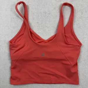 Lululemon Align Tank Top Women’s Size 4 Coral Pink Built In Bra Nulu thumbnail 1