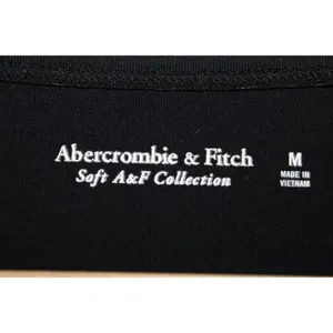 Women Abercrombie & Fitch Soft AF Black Nylon V-Neck Long Sleeve Bodysuit Size M thumbnail 3
