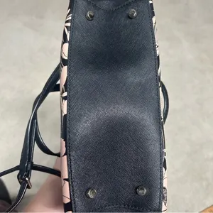 KATE SPADE Mini Reiley Laurel Way Gardenia Black Multi Satchel Crossbody Bag thumbnail 5