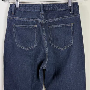 Lioness Alabama Split Hem Dark Wash Straight Leg‎ Denim Jeans Size XS thumbnail 8