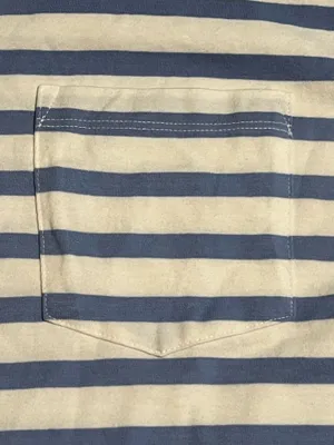 Womens medium petite GAP Blue/White Striped Pocket T-Shirt Dress-Casual Mini thumbnail 3