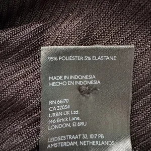 Anthropologie Pilcro Andie Ribbed Spotlight Henley Small Black Metallic Long Sleeve Goth Party thumbnail 9
