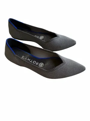 ROTHY’S The Point Cloud Grey Birdseye Pointed Toe Flat Size 7.5 thumbnail 3