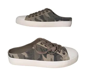 Splendid Adel Womens 8.5M Camo Mule Sneakers Slip On Lace Up Olive SD0ADE71 thumbnail 1