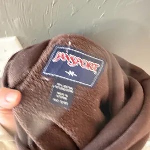 Jansport Vintage Y2k 00's 90s CSU Hoodie Brown Pink Pullover Sweatshirt‎ M thumbnail 6