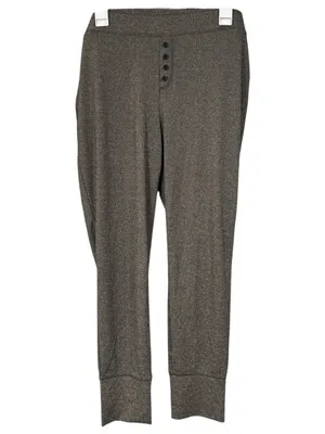 NWT Torrid Sleep Black Metallic Ribbed Long Sleeve Legging SET Size 2X thumbnail 3