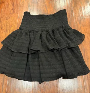 Pants store skirt black ruffle thumbnail 1