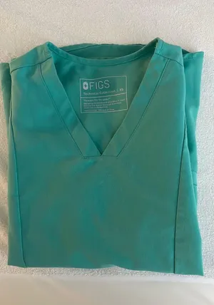 FIGS Scrubs Top Green XS thumbnail 2