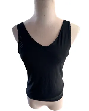 NWT Brandy Melville Mesh Tank Top Double Layer Black S M thumbnail 2