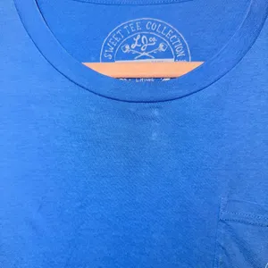 Lauren‎ James Blue Graphic One Pocket Tee Shirt thumbnail 5