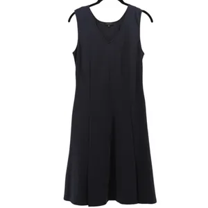 Theory Navy Blue Chic Careerwear‎ Going Out Mini Dress Women’s Size S thumbnail 2