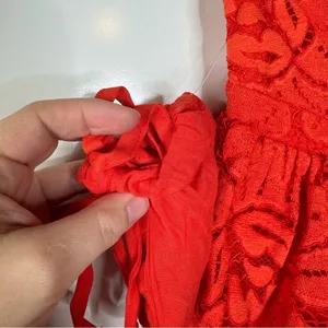Anthropologie Maeve‎ NWT Strapless Lace Mini Dress Size Large thumbnail 6
